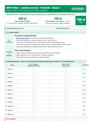 Rozpiska promocji