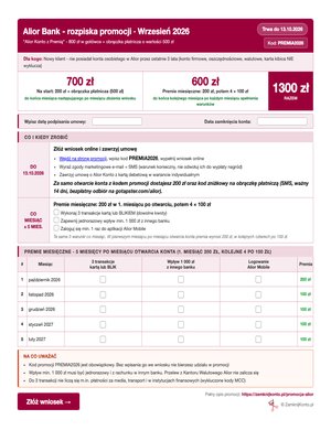 Rozpiska promocji - Wrzesien 2026