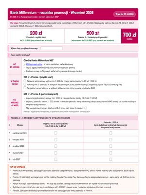 Rozpiska promocji - Wrzesien 2026